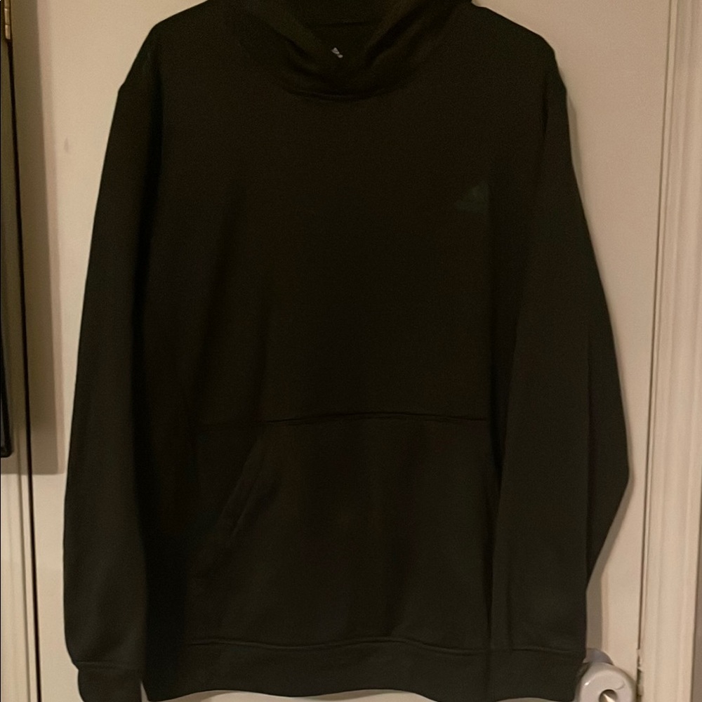 Adidas Black Relaxed Fit Hoodie Sweatshirt – Men’s XL (Climawarm)